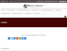 Tablet Screenshot of customshims.com